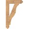 Ekena Millwork Funston Arts & Crafts Smooth Bracket, Western Red Cedar, 3 1/2"W x 18"D x 30"H BKT04X18X30FST03SWR - alternate 2